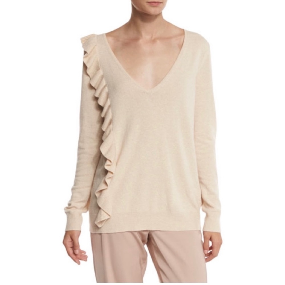 Elizabeth and James Ruffle Sweater